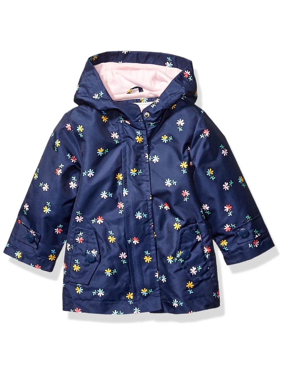 Carter's | Navy Baby Girls' Perfect Li'l Rainslicker Rain Jacket | Size 3T
